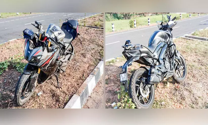 ബൈക്കുകൾ പോത്തിനെ ഇടിച്ചു; നാലുപേർക്ക് പരിക്ക് ബൈക്കുകൾ പോത്തിനെ ഇടിച്ചു; നാലുപേർക്ക് പരിക്ക്