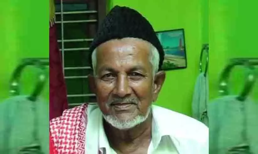 സ്കൂട്ടറിൽ ബൈക്ക് ഇടിച്ച് വയോധികൻ മരിച്ചു സ്കൂട്ടറിൽ ബൈക്ക് ഇടിച്ച് വയോധികൻ മരിച്ചു