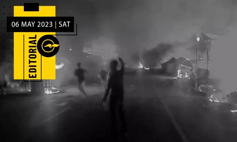 മണിപ്പൂരിലെ തീ