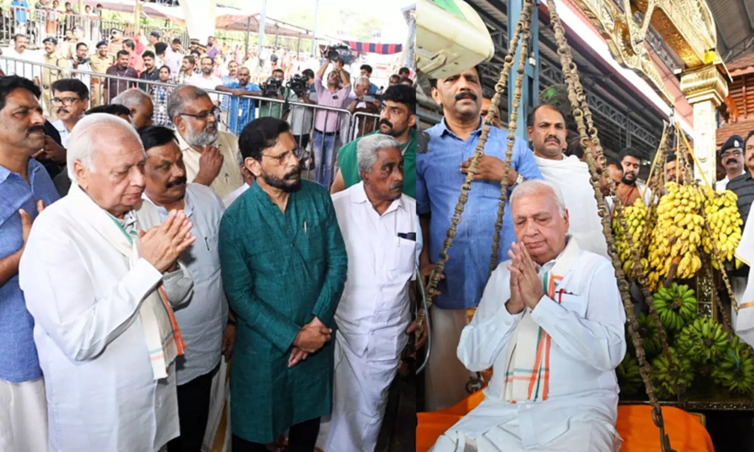 Arif Mohammed Khan, guruvayur temple