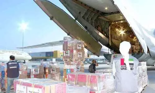 സു​ഡാ​നി​ലേ​ക്ക്​ 30 ട​ൺ ഭ​ക്ഷ്യ, സാ​ധ​ന​സാ​മ​ഗ്രി​ക​ൾ അ​യ​ച്ച്​ യു.​എ.​ഇ