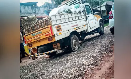 കുറ്റിയിൽമുക്ക്-കോട്ടക്കകത്ത് മുക്ക് റോഡ് നിർമാണം ഇഴയ​ുന്നു; പ്രതിഷേധം