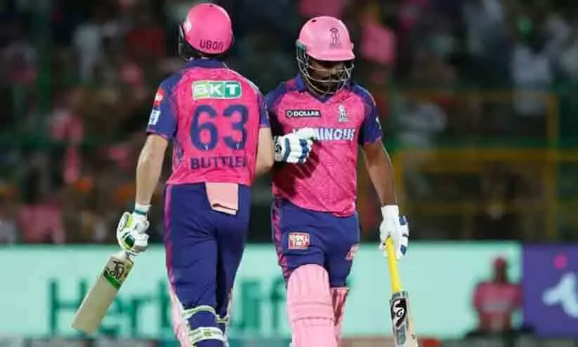 ജയ്പൂരിൽ ബട്ട്ലർ, സഞ്ജു ഷോ....ഹൈദരാബാദിന് 215 വിജയലക്ഷ്യം ജയ്പൂരിൽ ബട്ട്ലർ, സഞ്ജു ഷോ....ഹൈദരാബാദിന് 215 വിജയലക്ഷ്യം