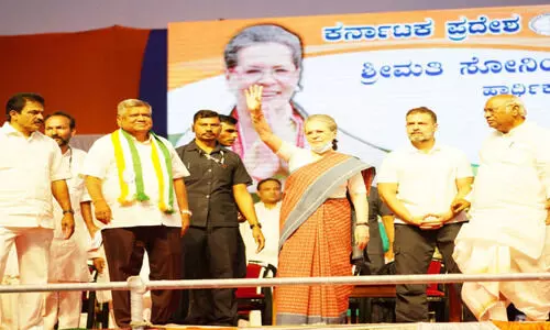 ബി.​ജെ.​പി​യെ തൂ​ത്തെ​റി​യാ​തെ രാ​ജ്യം പു​രോ​ഗ​മി​ക്കി​ല്ല -സോ​ണി​യ ഗാ​ന്ധി