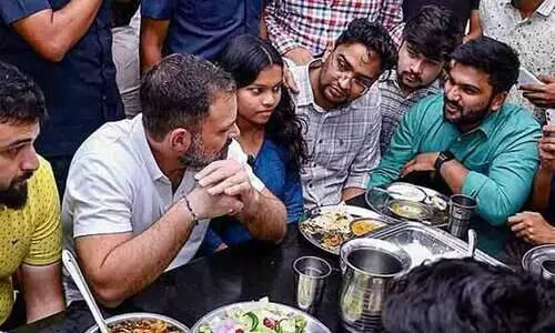 Rahul Gandhi​s  DU visit