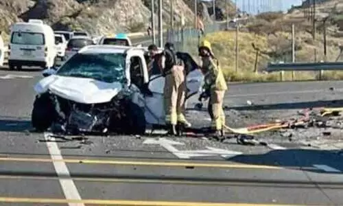 ഫു​ജൈ​റ​യി​ൽ വാ​ഹ​നാ​പ​ക​ടം; സ്ത്രീ ​ഉ​ൾ​പ്പെ​ടെ   ര​ണ്ട്​  ഇ​മാ​റാ​ത്തി​ക​ൾ മ​രി​ച്ചു