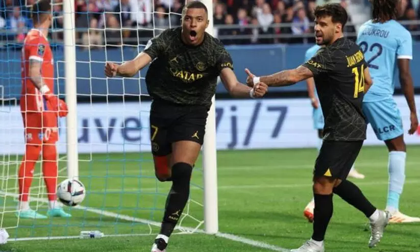 മെസ്സിയില്ലാതെ ഇറങ്ങിയ പി.എസ്.ജിക്ക് തകർപ്പൻ ജയം മെസ്സിയില്ലാതെ ഇറങ്ങിയ പി.എസ്.ജിക്ക് തകർപ്പൻ ജയം