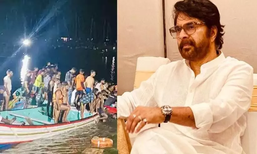 Mammootty Pens emotioanl Note About Tanur Boat Accident Mammootty Pens emotioanl Note About Tanur Boat Accident