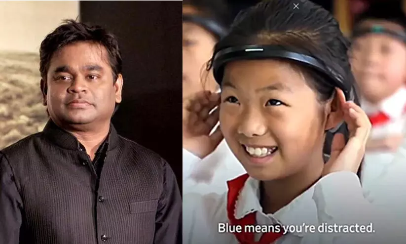 ‘പുതിയ തലമുറയോട് സഹതാപം തോന്നുന്നു’; എ.ഐ ഹെഡ്ബാൻഡ് ധരിച്ച ചൈനീസ് കുട്ടികളുടെ വിഡിയോ പങ്കുവെച്ച് എ.ആർ റഹ്മാൻ
