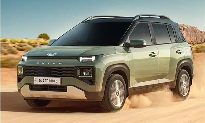 എക്സ്റ്റർ മൈ​ക്രോ എസ്.യു.വി വെളിപ്പെടുത്തി ഹ്യുണ്ടായ്; ബുക്കിങും ആരംഭിച്ചു