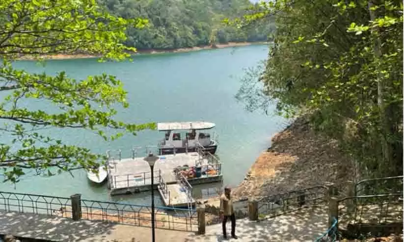 Inspection at Neyyardam Reservoir