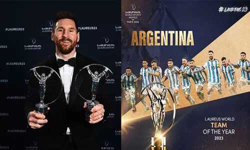 മെസ്സിക്കും അർജന്റീനക്കും ലോറസ് പുരസ്കാരങ്ങൾ