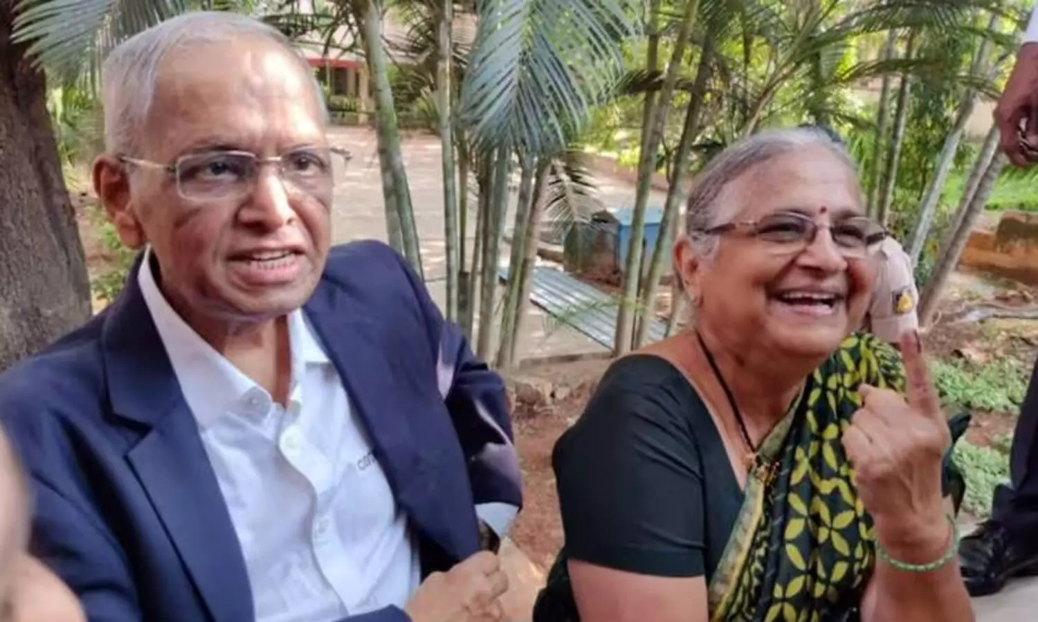 sudha murty with narayan murthy