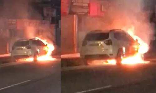 wayanad car fire 9876a