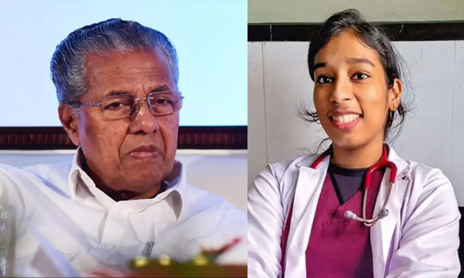 Dr Vandana and Pinarayi Vijayan