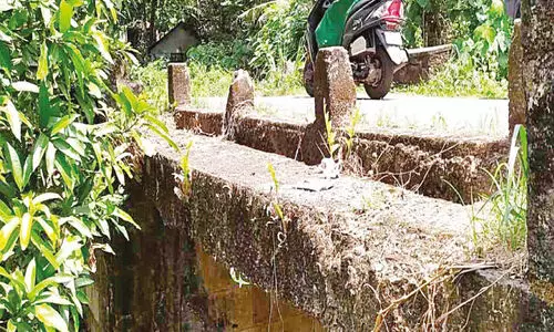 ചി​റ​ക്ക​ഴ പാ​ലം ദു​ര്‍ബ​ലം; പു​ന​ര്‍നി​ര്‍മാ​ണ​ത്തി​ന് ന​ട​പ​ടി​യി​ല്ല