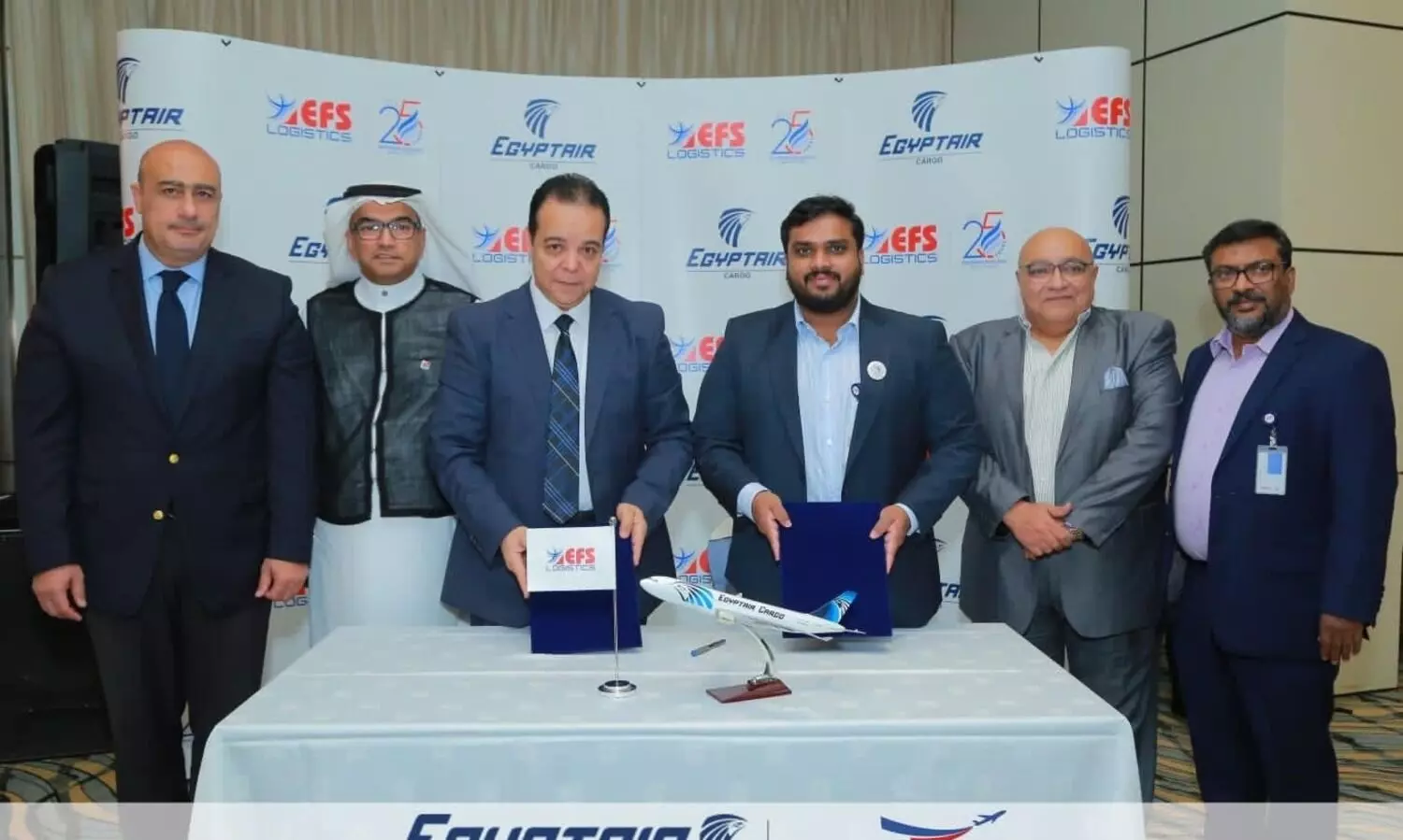 ഈജിപ്ത് എയർ കാർഗോയുടെ സൗദി സെയിൽസ് ഏജൻറായി ഇ.എഫ്.എസ് ലോജിസ്റ്റിക്സ്