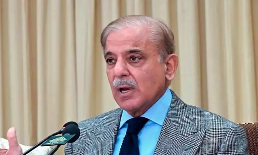 പി.ടി.ഐ രാജ്യത്തെ നാശത്തിലേക്ക്തള്ളിവിടുന്നു -ശഹ്ബാസ് ശരീഫ് പി.ടി.ഐ രാജ്യത്തെ നാശത്തിലേക്ക്തള്ളിവിടുന്നു -ശഹ്ബാസ് ശരീഫ്