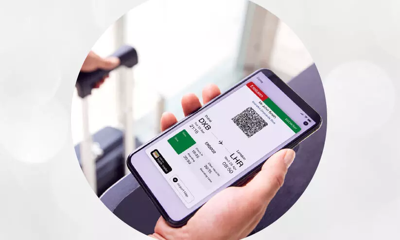 എ​മി​റേ​റ്റ്​​സ്​ ബോ​ർ​ഡി​ങ്​ പാ​സു​ക​ൾ പേ​പ്പ​ർ ര​ഹി​ത​മാ​ക്കു​ന്നു