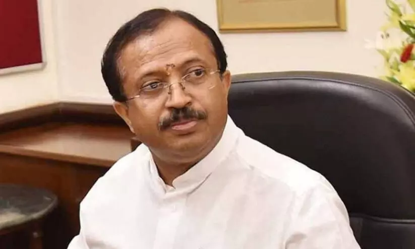 Union Minister V. Muralidharan