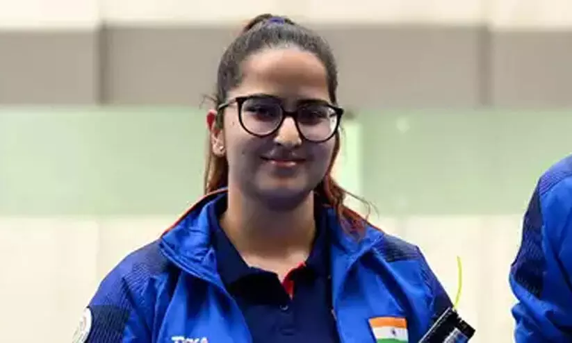 റെക്കോഡ് റി​ഥം; ഇ​ന്ത്യ​ൻ ഷൂ​ട്ട​ർ റി​ഥം സാ​ങ്‍വാ​ന് ലോ​ക റെ​ക്കോ​ഡ്