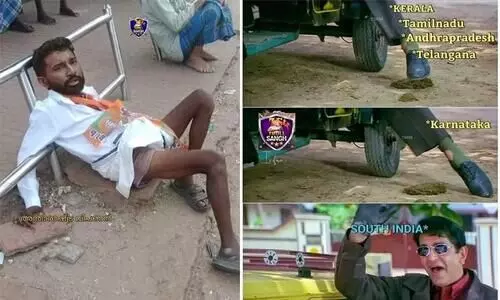 ‘നിനിഗേ..നൻബഗ ഗൊത്തില്ല..നൻ ബീജേപി മഗനേ’; ബി.ജെ.പിയെ ട്രോളിൽമുക്കി നെറ്റിസൺസ്​