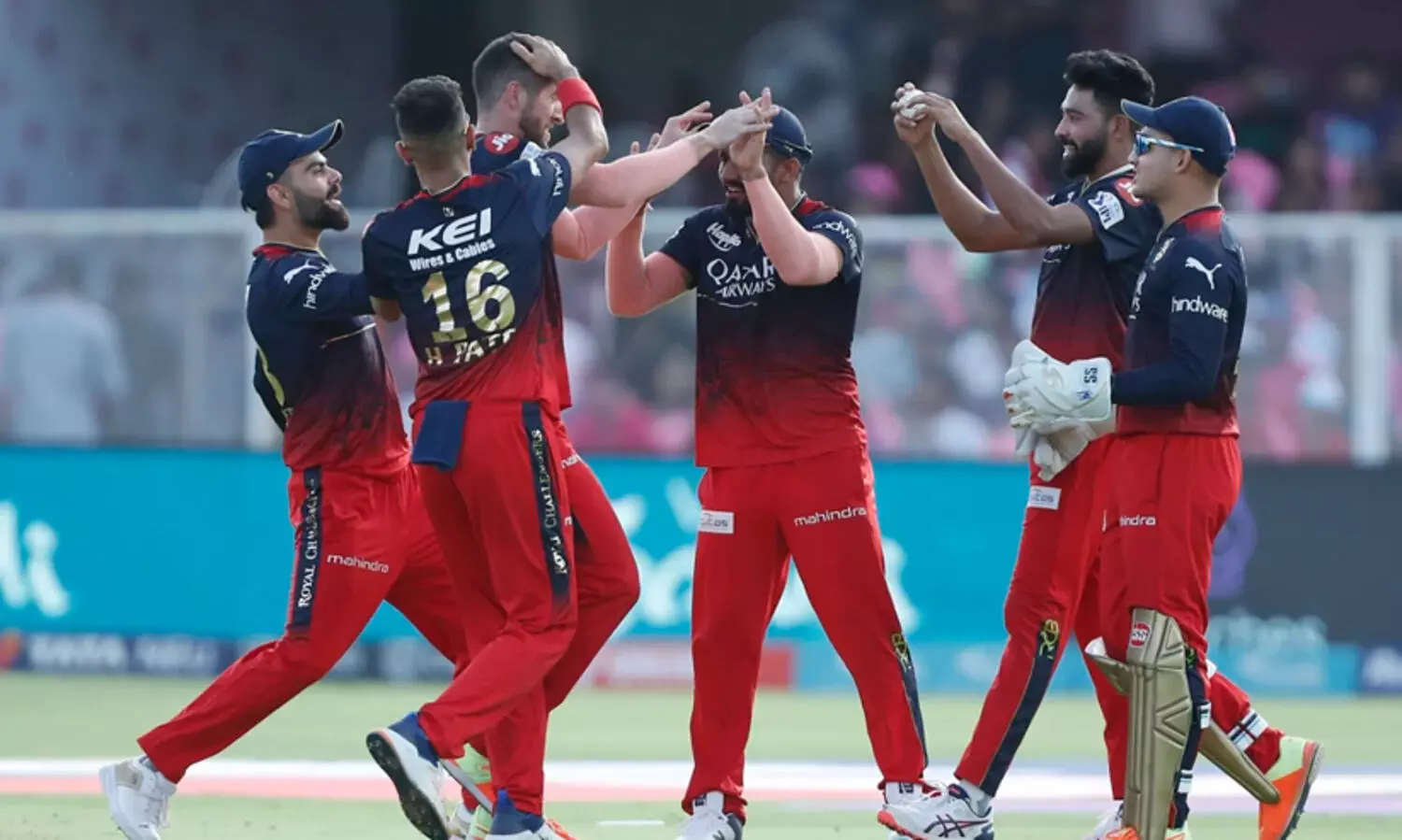 തകർന്നടിഞ്ഞ് രാജസ്ഥാൻ; 59ന് പുറത്ത്; പ്ലേ ഓഫ് സാധ്യത മങ്ങി; ബാംഗ്ലൂരിന് 112 റൺസ് ജയം
