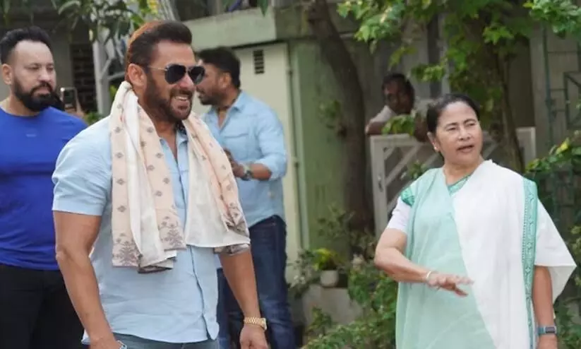Salman Khan Meets Mamata Banerjee At Her Residence In Kolkata