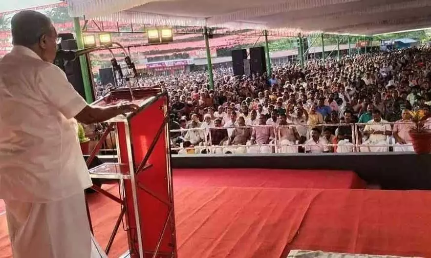 Pinarayi Vijayan at Guruvayur