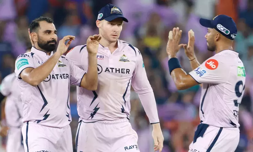 സൺറൈസേഴ്സിനെ 34 റൺസിന് തകർത്ത് ഗുജറാത്ത് പ്ലേഓഫിലേക്ക്