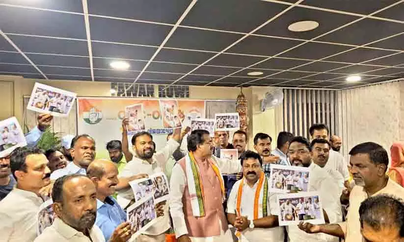 കർണാടക തെരഞ്ഞെടുപ്പ്​ വിജയാഘോഷം