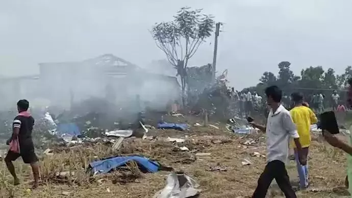 cracker factory explosion in Bengal