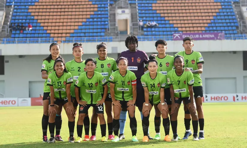 വനിത ലീഗ് : ഗോകുലം സെമിയിൽ വനിത ലീഗ് : ഗോകുലം സെമിയിൽ