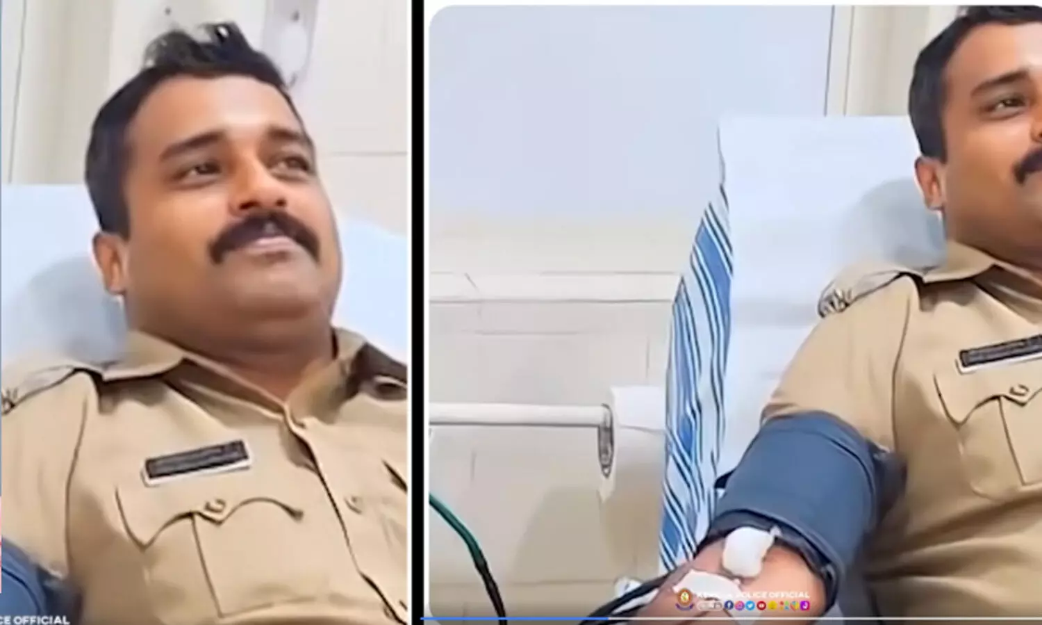 പൊലീസ് നമുക്ക് രക്തവും തരും; രക്തദാന വിഡിയോ പങ്കുവെച്ച് കേരള പൊലീസ്