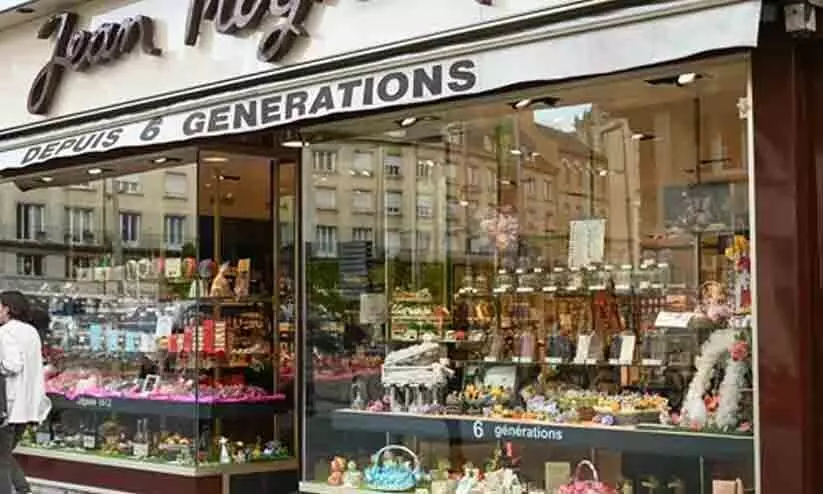 Chocolate shop owned by french first lady
