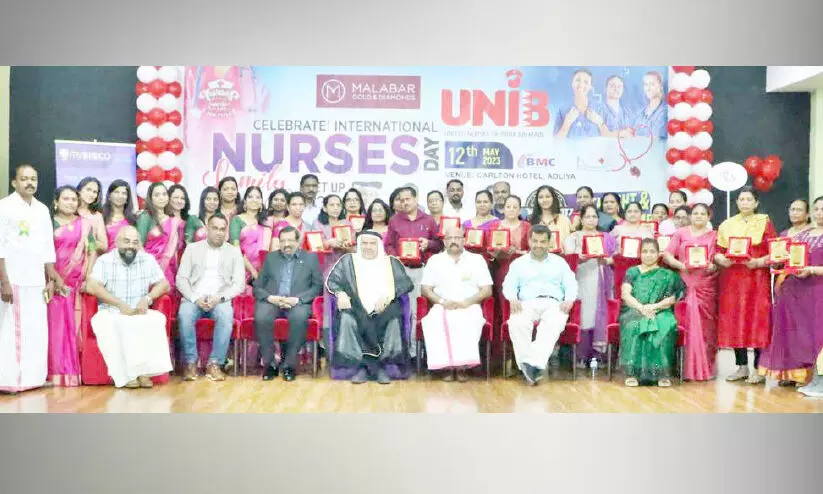 ന​ഴ്സ​സ് ദി​നം ആ​ഘോ​ഷി​ച്ചു