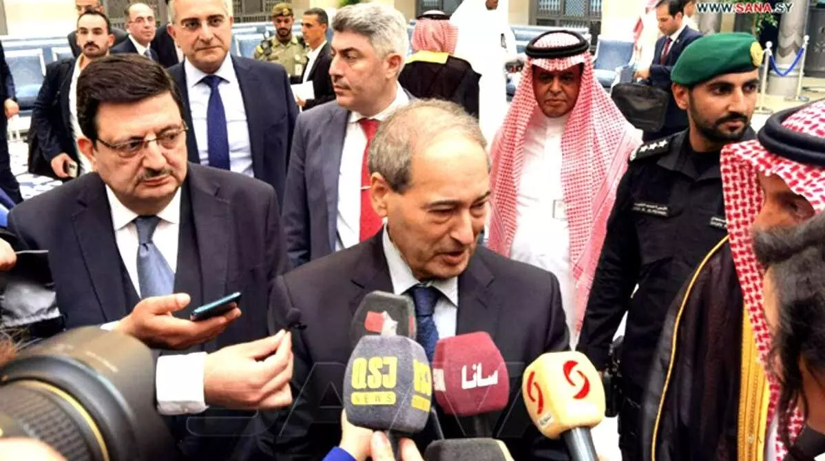 അറബ് ലീഗ് ഉച്ചകോടി; സിറിയൻ പ്രതിനിധി സംഘം സൗദിയിൽ അറബ് ലീഗ് ഉച്ചകോടി; സിറിയൻ പ്രതിനിധി സംഘം സൗദിയിൽ