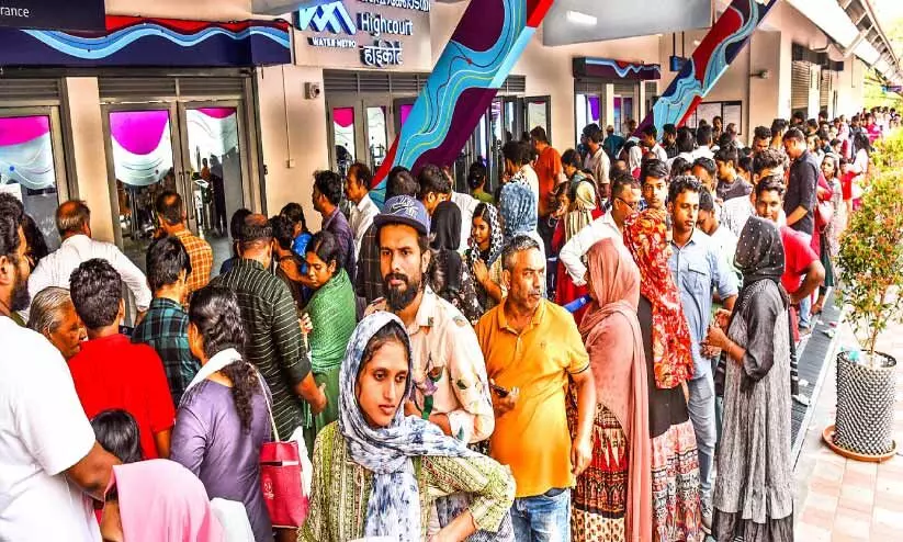 ഹിറ്റടിച്ച്​ കൊച്ചി ജലമെട്രോ