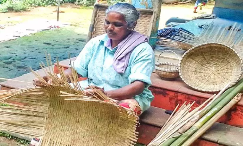 നെയ്​ത്തിനെ ചേർത്തുനിർത്തി കാർത്യായനി