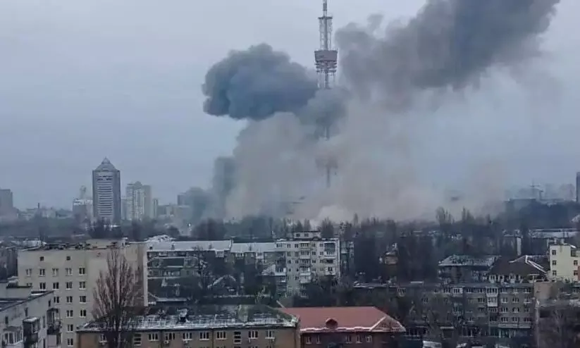 കിയവിനെ വിടാതെ റഷ്യ; വീണ്ടും കനത്ത ബോംബുവർഷം