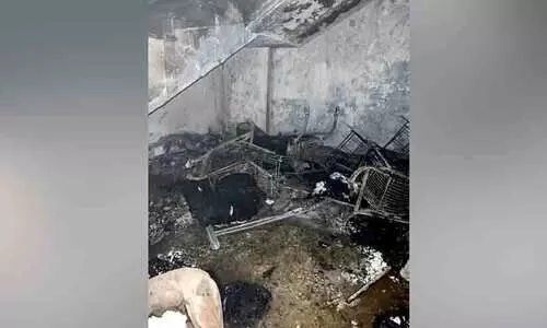 Fire in the basement