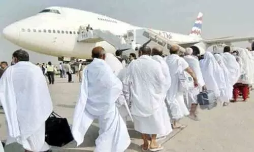 First Hajj flight