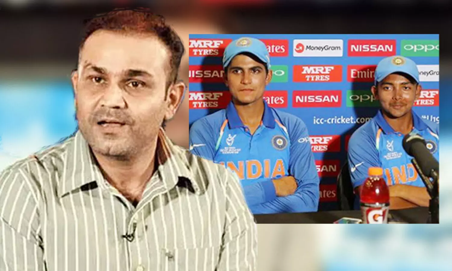 ‘മണിക്കൂറുകളോളം ഒരുമിച്ചുണ്ടായി, എന്നാൽ, ക്രിക്കറ്റിനെ കുറിച്ച് ഒരക്ഷരം മിണ്ടിയില്ല’; ഗില്ലിനും പൃഥ്വിക്കുമെതിരെ വീരു