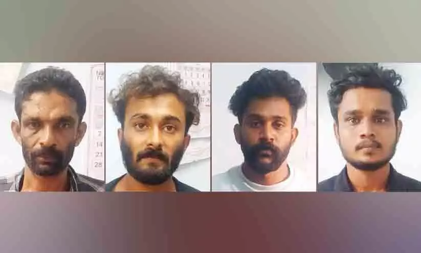 ബാവലിയിൽ കഞ്ചാവ് വേട്ട; നാലുപേർ അറസ്റ്റിൽ