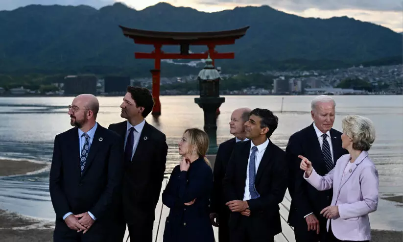 G7 leaders meet