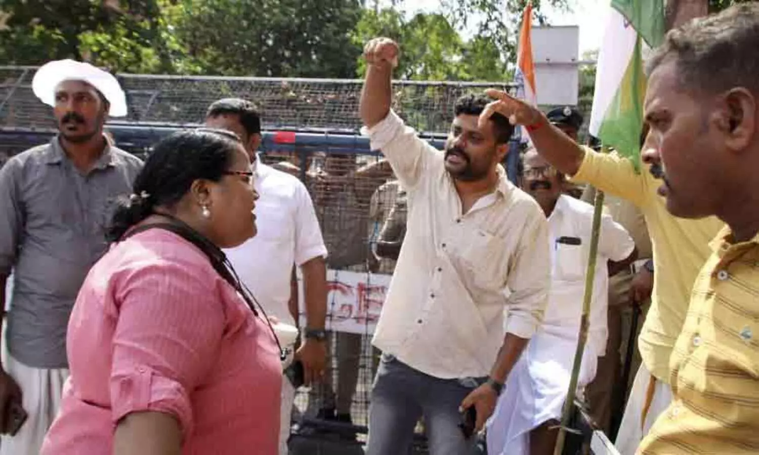 UDF protest In the Secretariat