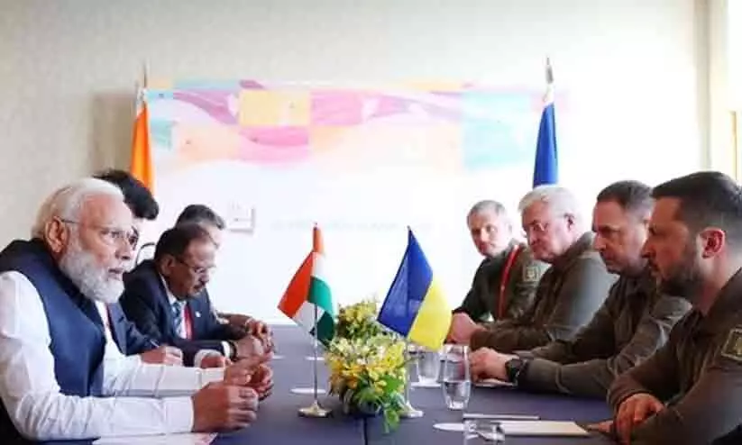 PM Modi meets Zelensky in Japan