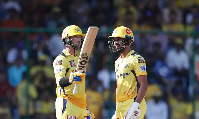 ഗെയ്ക്വാദ്-കോൺവേ വെടിക്കെട്ട്; ഡൽഹിക്കെതിരെ ചെന്നൈക്ക് കൂറ്റൻ സ്കോർ ഗെയ്ക്വാദ്-കോൺവേ വെടിക്കെട്ട്; ഡൽഹിക്കെതിരെ ചെന്നൈക്ക് കൂറ്റൻ സ്കോർ