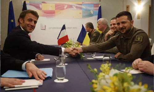 ജി 7 ഉച്ചകോടിയിൽ സെലൻസ്കി; യുക്രെയ്ന് യുദ്ധവിമാനങ്ങൾ നൽകാൻ സഖ്യരാജ്യങ്ങളെ അനുവദിച്ച് യു.എസ്