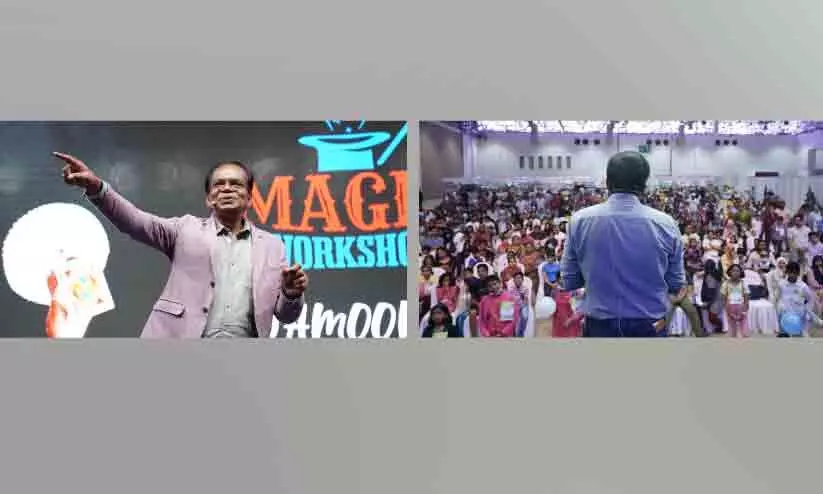 വി​സ്മ​യ​ത്തി​ന്‍റെ മാ​യാ​ജാ​ല​കം തു​റ​ന്ന്​ രാ​ജ​മൂ​ർ​ത്തി